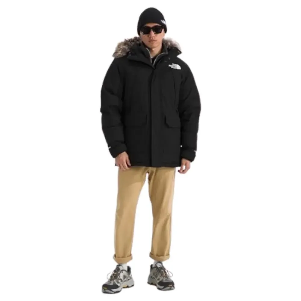 The North Face McMurdo Parka Jacket Mens Small Black Water Repellent GBO3166